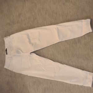 Just Black white denim jeans